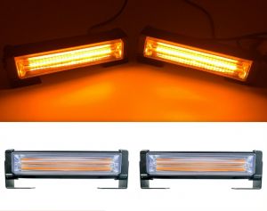 40w COB LED Warning Light emergency front grille flashing strobe amber truck car forklift 12-30V